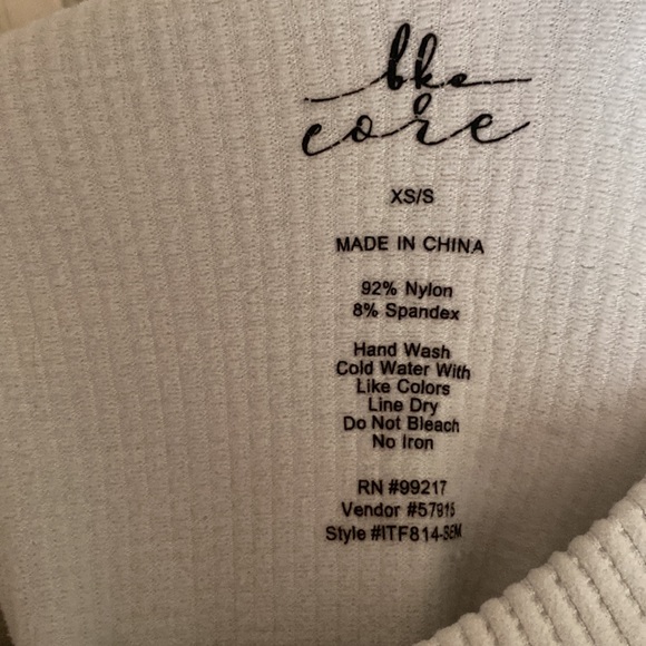 BKE Core tanks! White and green, both size S! - Picture 3 of 3